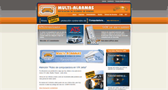 Desktop Screenshot of multi-alarmas.com
